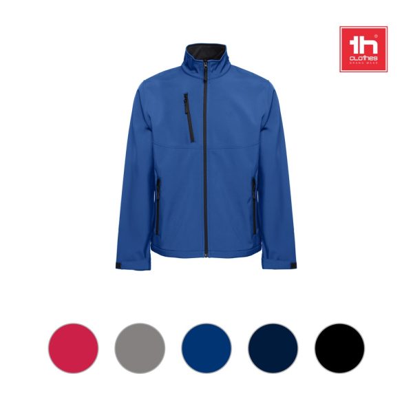 THC EANES. Mäkká bunda (unisex) z polyesteru a elastánu
