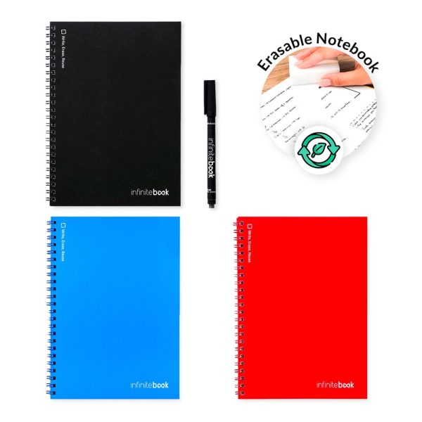 INFINITEBOOK PLAIN A5. Infinitebook s flexibilným obalom a 15 obyčajnými stránkami na tabuľu