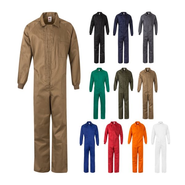 VL YAMA. Kučeravý overal (200 g/m²), bavlna (35 %) a polyester (65 %)