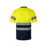 VL BRAHMA. Dvojfarebné technické tričko s vtáčím okom (140 g/m²), z polyesteru (100%) - Image 2
