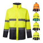 VL THEMIS LARGE. Dvojfarebná parka (190 g/m²) z polyesteru (100 %) s PU záterom