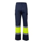 VL ARTEMIS. Dvojfarebné nohavice z kepru (190 g/m²), bavlna (20 %) a polyester (80 %) - Image 2