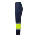 VL ARTEMIS. Dvojfarebné nohavice z kepru (190 g/m²), bavlna (20 %) a polyester (80 %) - Image 3