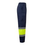 VL ARTEMIS. Dvojfarebné nohavice z kepru (190 g/m²), bavlna (20 %) a polyester (80 %) - Image 4