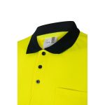 VL FORTUNA. Polokošeľa Bird-eye (140 g/m²) s krátkymi rukávmi, z polyesteru (100%) - Image 4