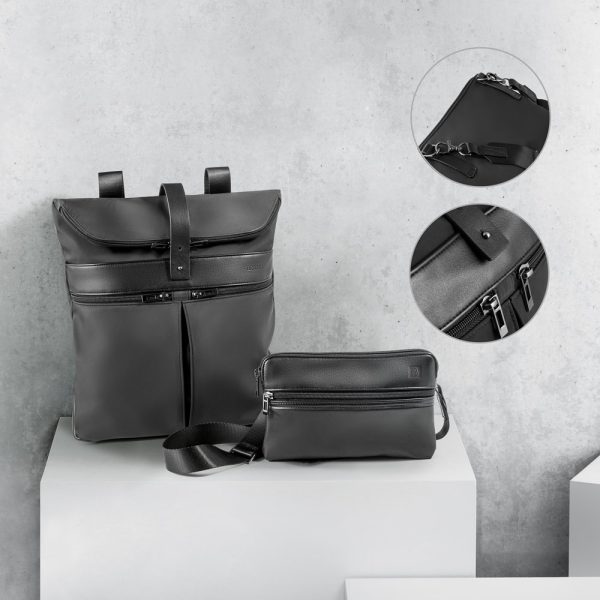 ROVER BACKPACK. Batoh z mikrovlákna a PU