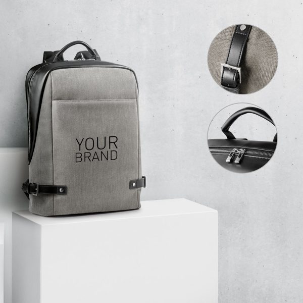 DIVERGENT BACKPACK II. Batoh na notebook do veľkosti 15.6'' z tkaniny a PU