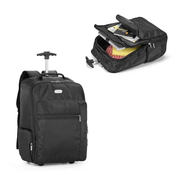 AVENIR. Batoh na notebook na kolieskach 17'' z materiálu 1680D a 300D