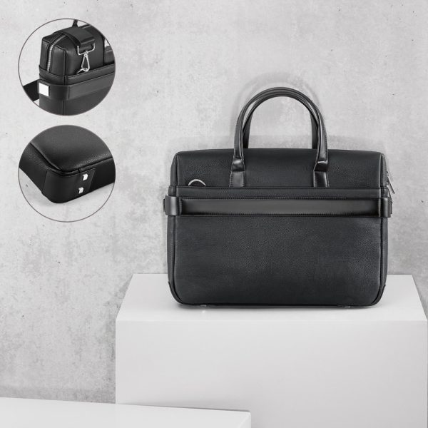 EMPIRE SUITCASE II. Manažérska aktovka z polykože pre 15.6" notebook