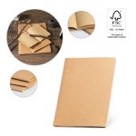 ALCOTT A4. Poznámkový blok formátu A4 s obalom z kartónu (250 g/m²) a obyčajných strán