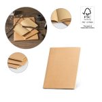 ALCOTT A5. Poznámkový blok vo formáte A5 s obalom z kartónu (250 g/m²) a obyčajných strán