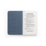 COFFEEPAD SOFT. Poznámkový blok A6 s flexibilným obalom vyrobený z odpadu kávových šupiek (65%) - Image 3