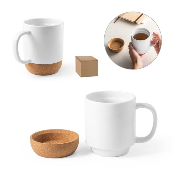 RORY SUB. Keramický hrnček so sublimačným náterom 390 ml