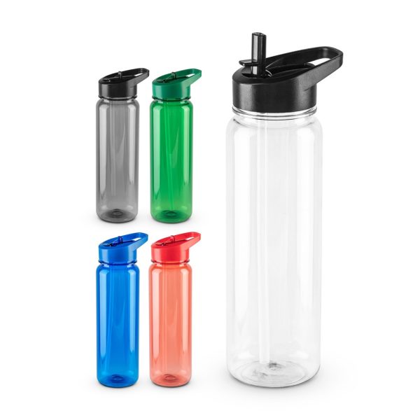 GILMORE. rPET športová fľaša s lesklým priesvitným povrchom 750 ml