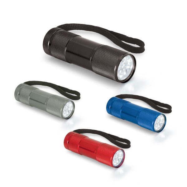 FLASHY. Hliníkové svietidlo s 9 LED diódami