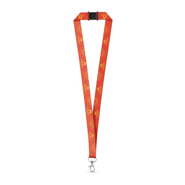 BRISTOL. Polyesterový sublimačný lanyard