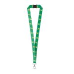 DOVER. Sublimačný lanyard z recyklovaného polyesteru (100 % rPET) s karabínou