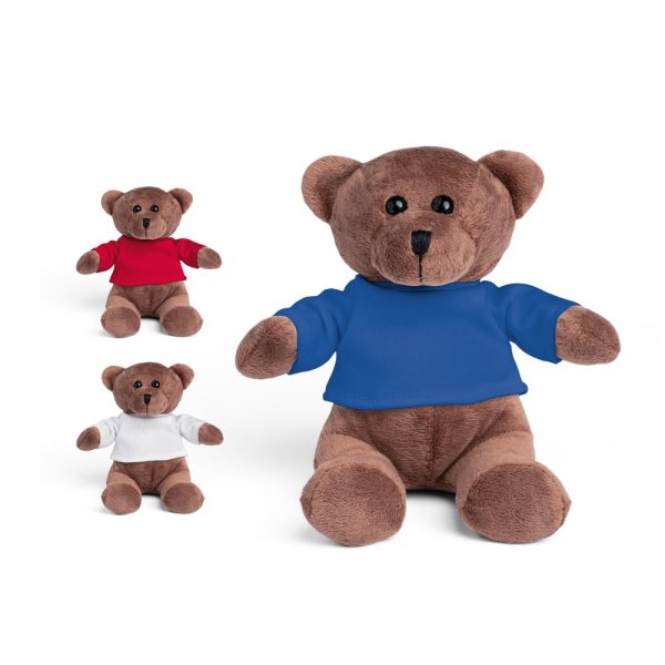BEAR. Plyšová hračka medvedíka s tričkom