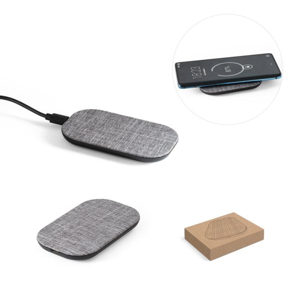 RENEWAL CHARGER. Super rýchly bezdrôtový nabíjač z recyklovaného PET (100% rPET) a 15W