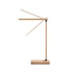 MOREY. Skladacia stolová lampa s 15W superrýchlou bezdrôtovou nabíjačkou z bambusu - Image 6