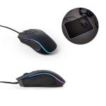 THORNE MOUSE RGB. Herná myš s káblom dlhým 1,5 m a ABS RGB LED svetlami