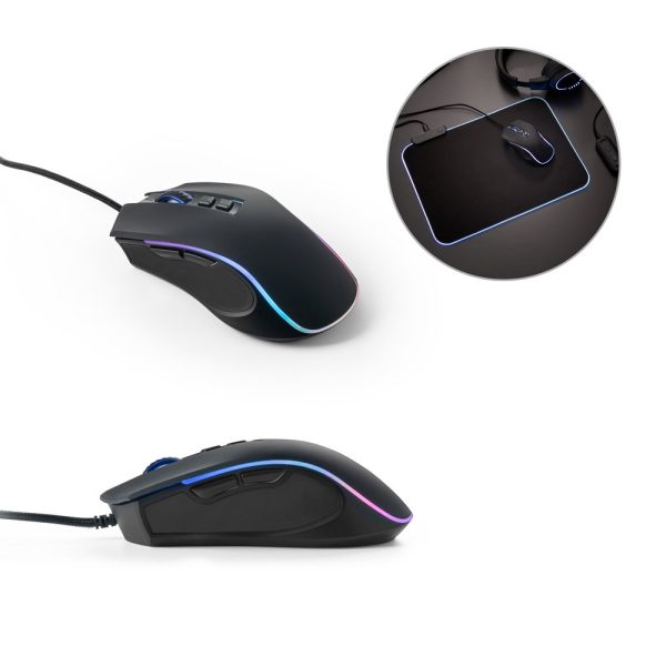 THORNE MOUSE RGB. Herná myš s káblom dlhým 1,5 m a ABS RGB LED svetlami