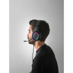 Thorne Headset RGB. ABS slúchadlá s 2 m káblom, mikrofónom a RGB LED svetlami - Image 5