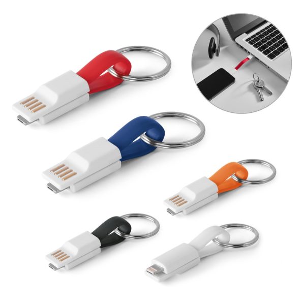 RIEMANN. USB kábel s konektorom 2 v 1 z ABS a PVC