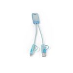 BERNERS. Superrýchly USB kábel 6 v 1 zo recyklovaného PET (100 % rPET) - Image 2