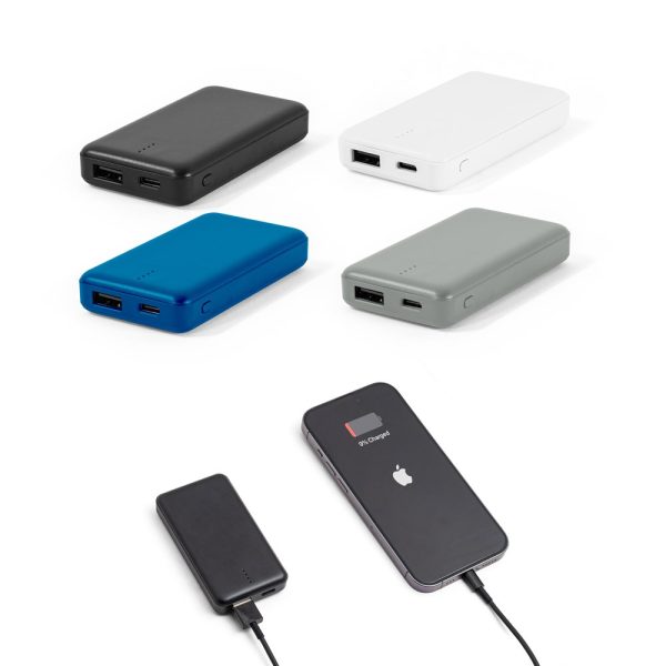 SHERYL. Power banka 4 000 mAh v recyklovaného ABS (100 % rABS)
