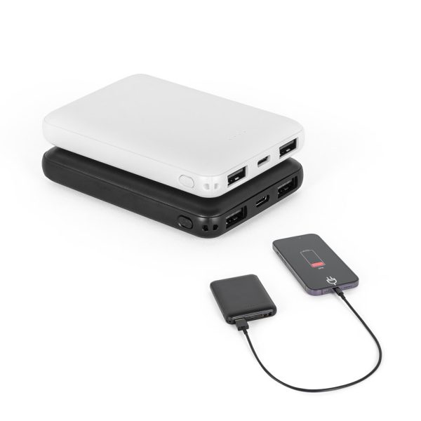 LEAKEY 5. Power banka 5 000 mAh zo recyklovaného ABS (100 % rABS)