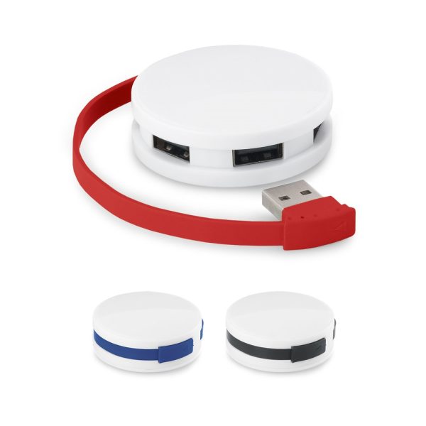 GARDNER. HUB s káblom a 4 USB-A portami vyrobený z ABS
