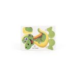 DINOSAURUS. 3D puzzle z papiera a EVA v tvare dinosaura - Image 3