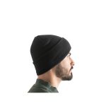 CARL. Dvojvrstvová unisex čiapka s jemným povrchom z recyklovaného polyesteru (100 % rPET) - Image 3